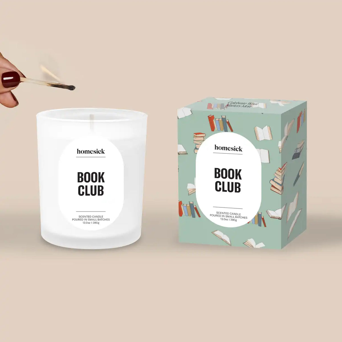 Book Club Candle