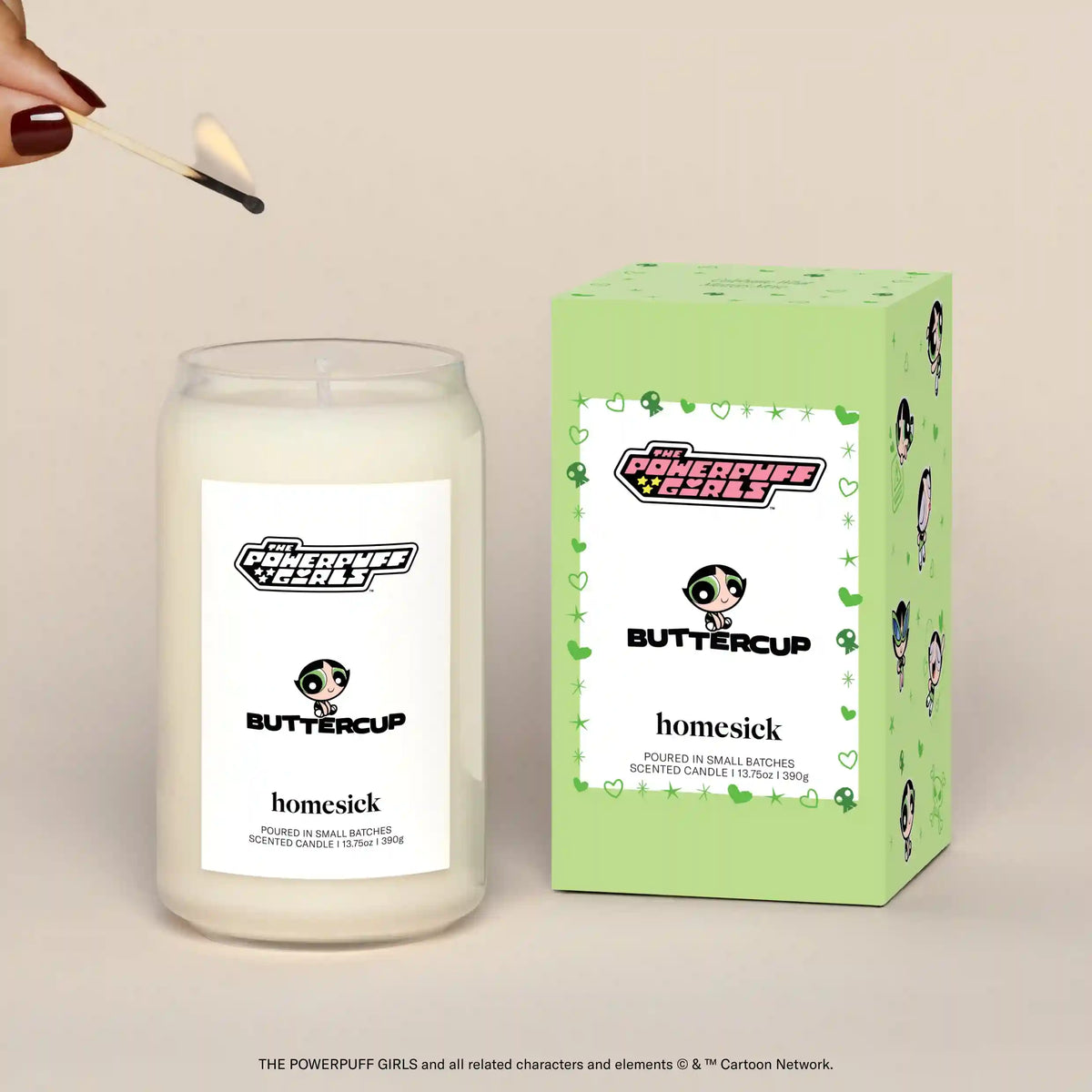 The Powerpuff Girls Buttercup Candle