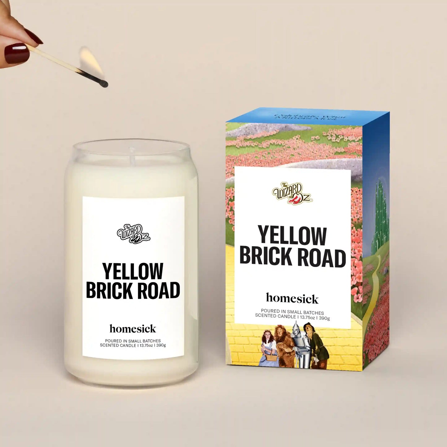 The Wizard Of Oz - Yellow Brick Road Candle